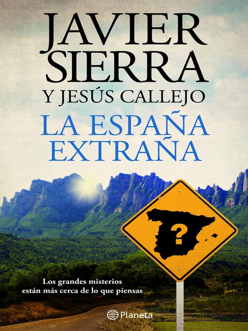 Title details for La España extraña by Javier Sierra - Wait list